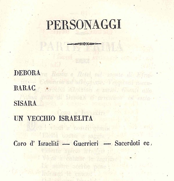 Barac, i personaggi