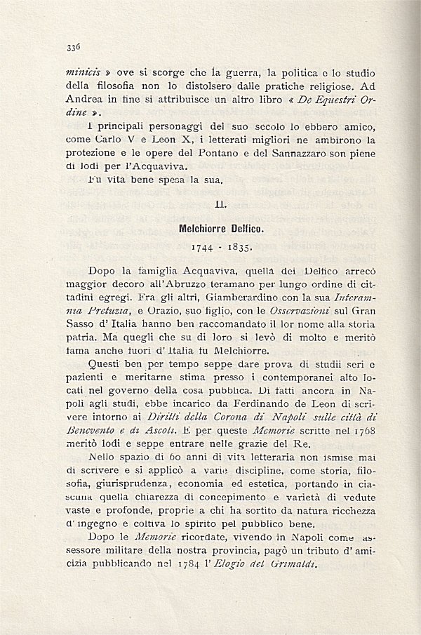 Monografia della provincia di Teramo, cap. XVIII, pag. 336